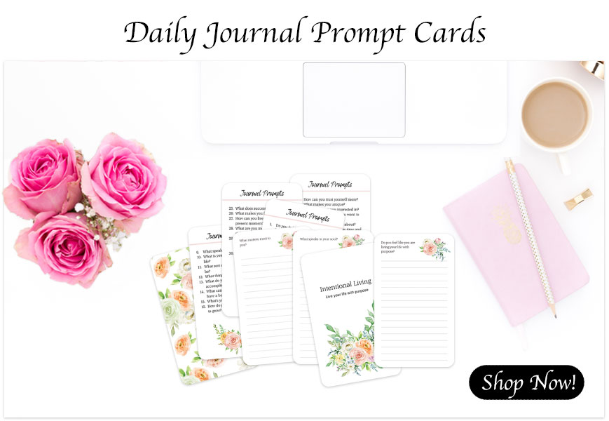 Daily Journal Prompt Cards