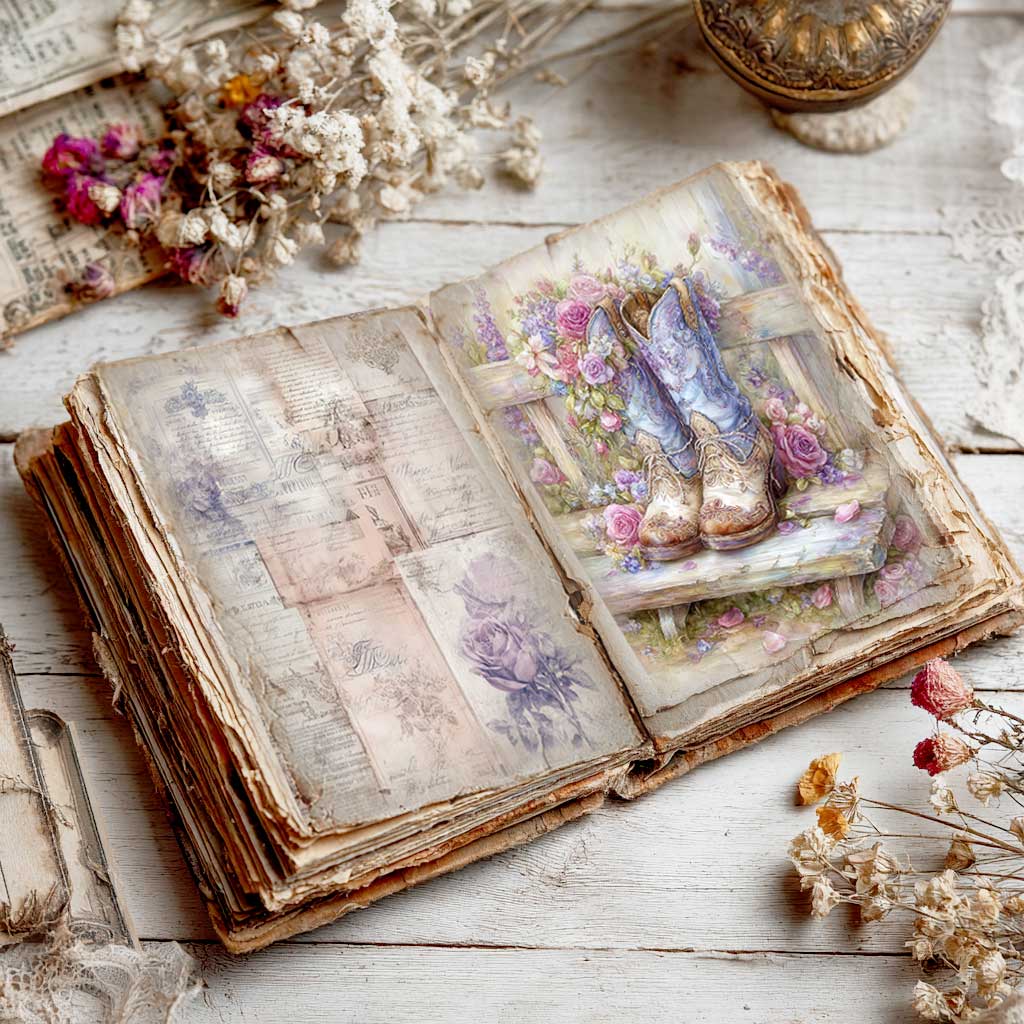 Click to enlarge Junk Journal Printables Club
