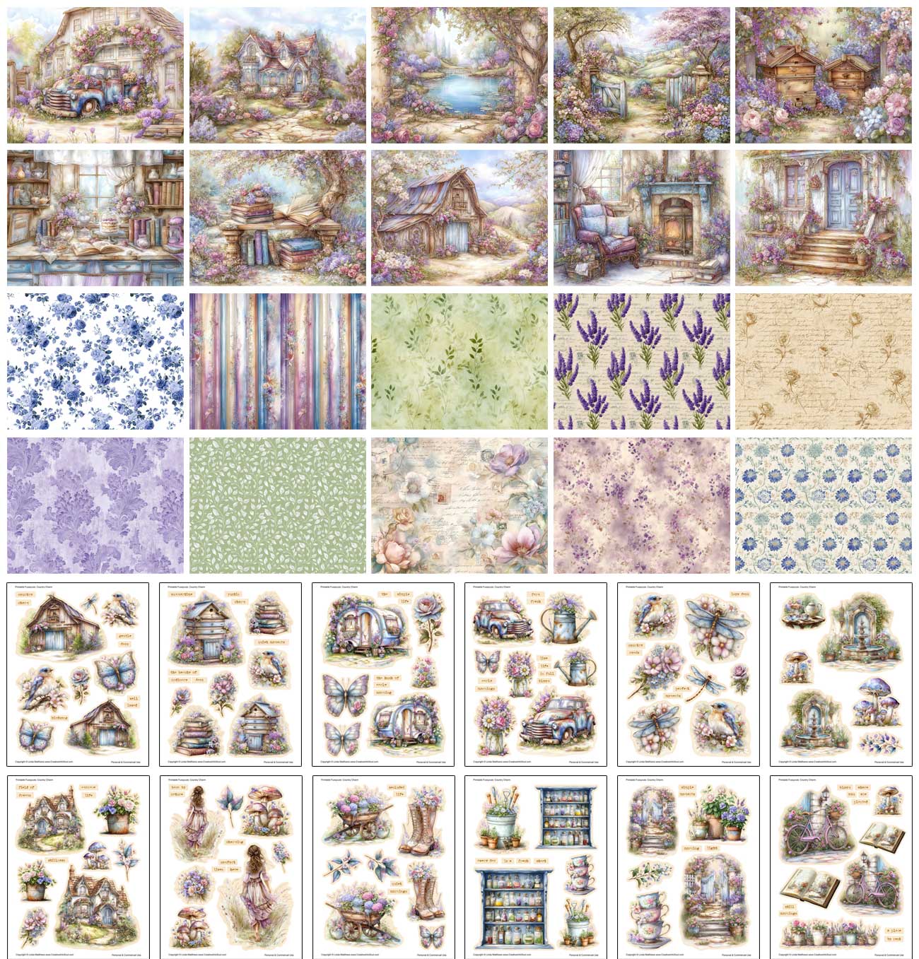 Junk Journal Printables Club