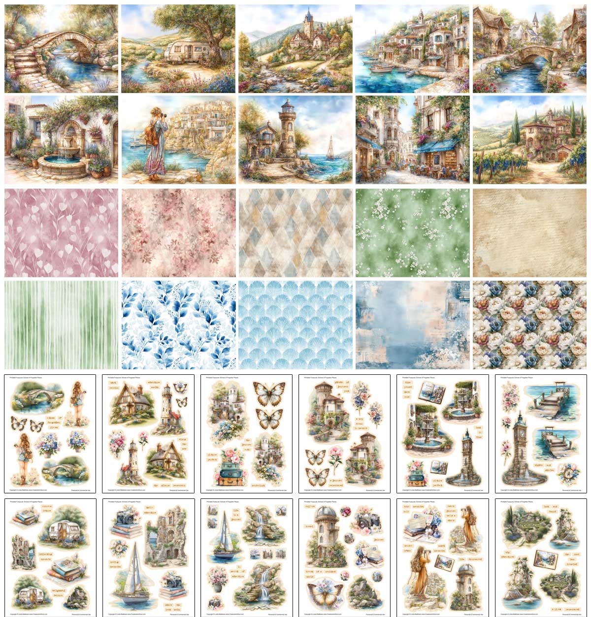 Junk Journal Printables Club