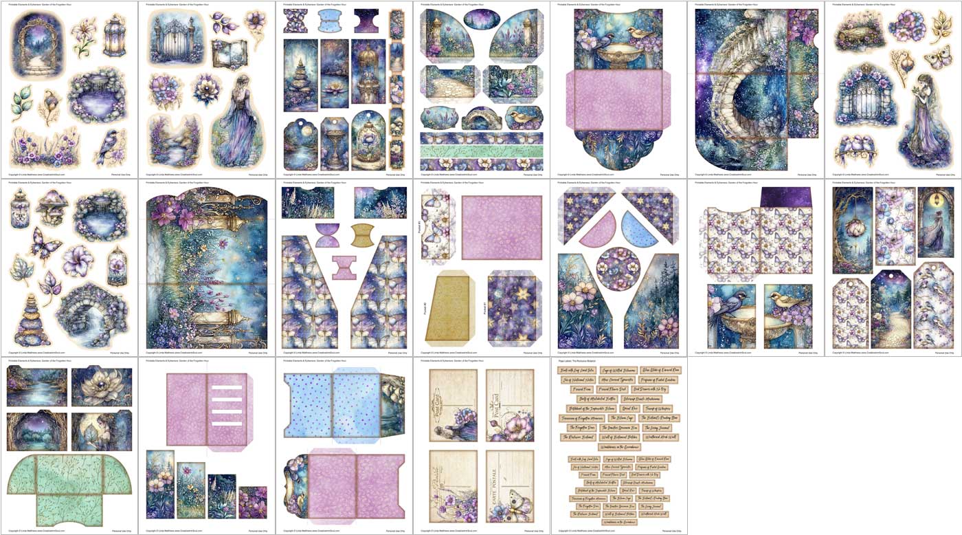 Junk Journal Printables Club