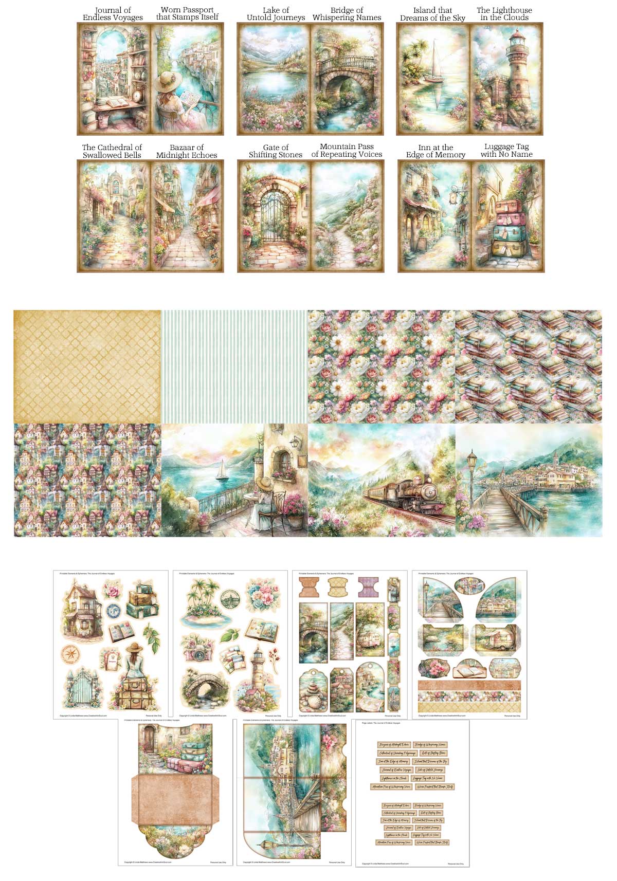 Junk Journal Printables Club