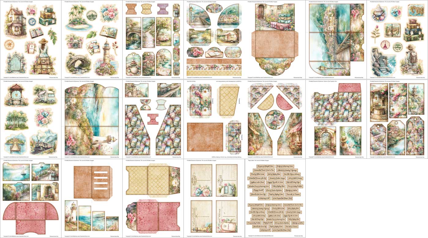 Junk Journal Printables Club