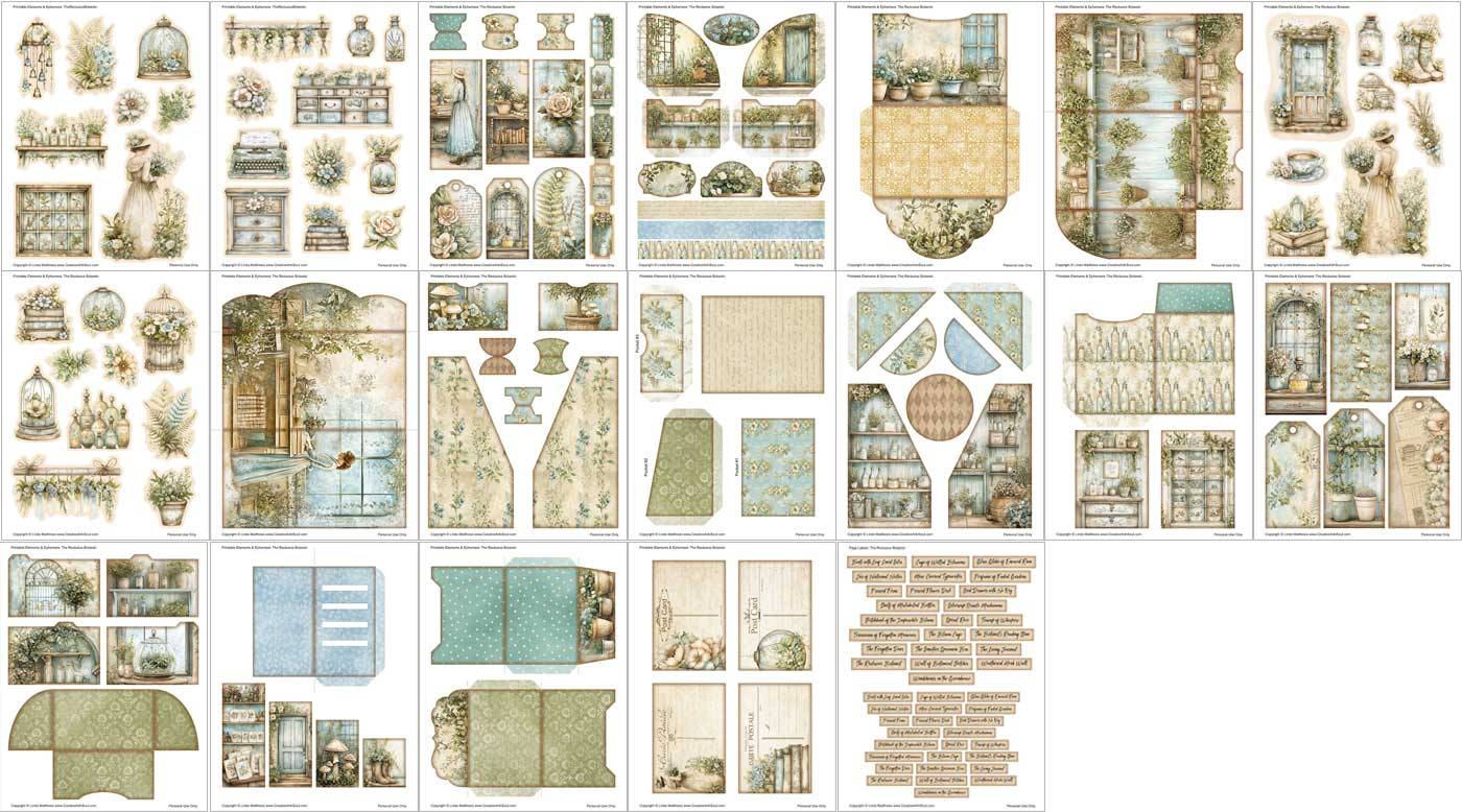 Junk Journal Printables Club