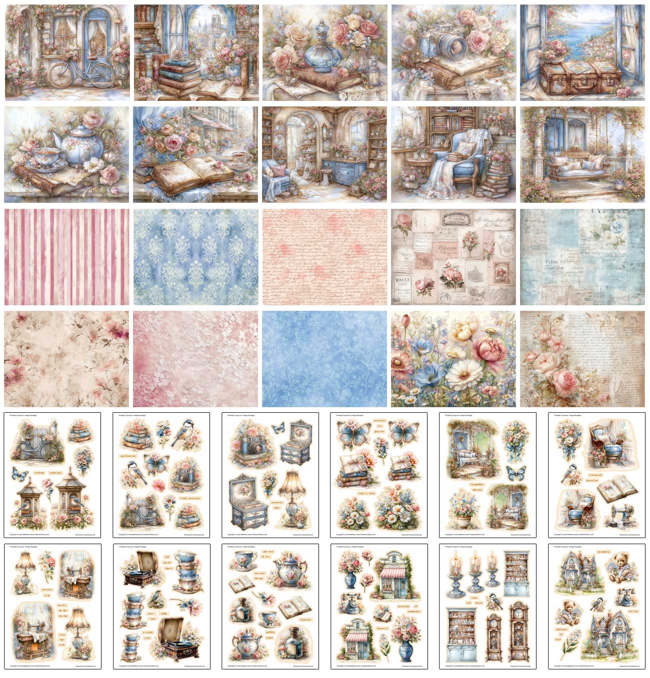 Junk Journal Printables Club