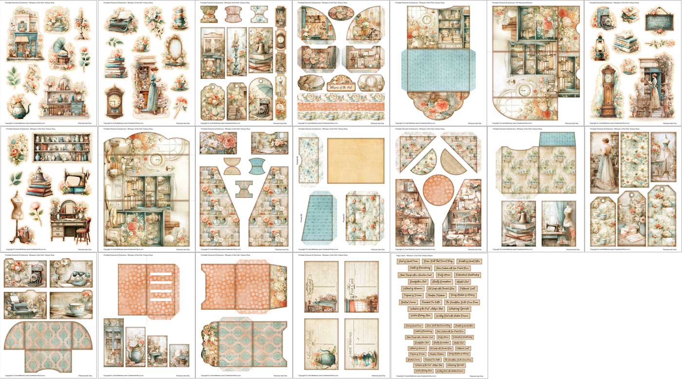 Junk Journal Printables Club
