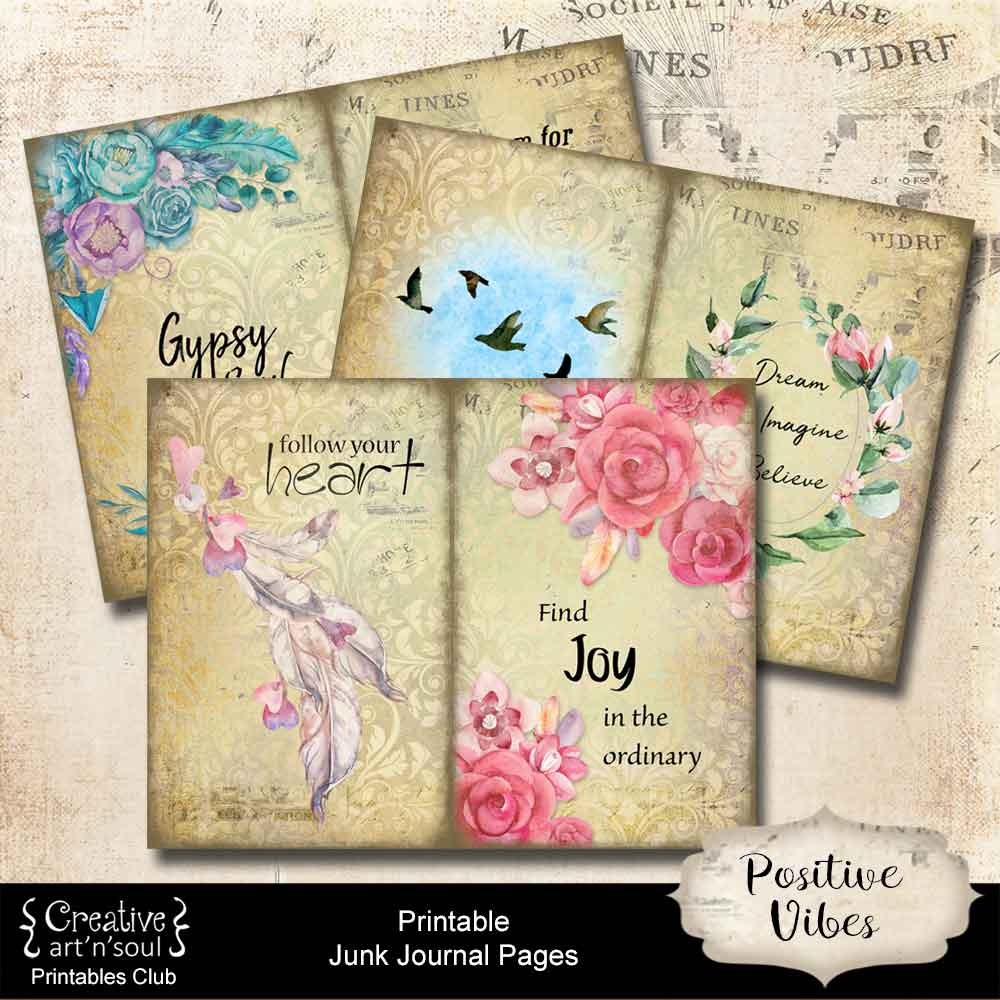 Junk Journal Printables Club