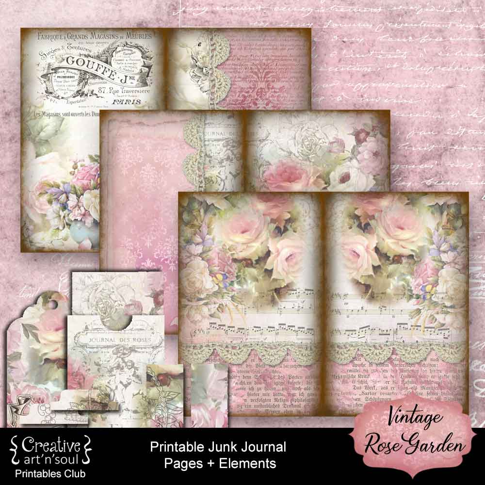 Junk Journal Printables Club
