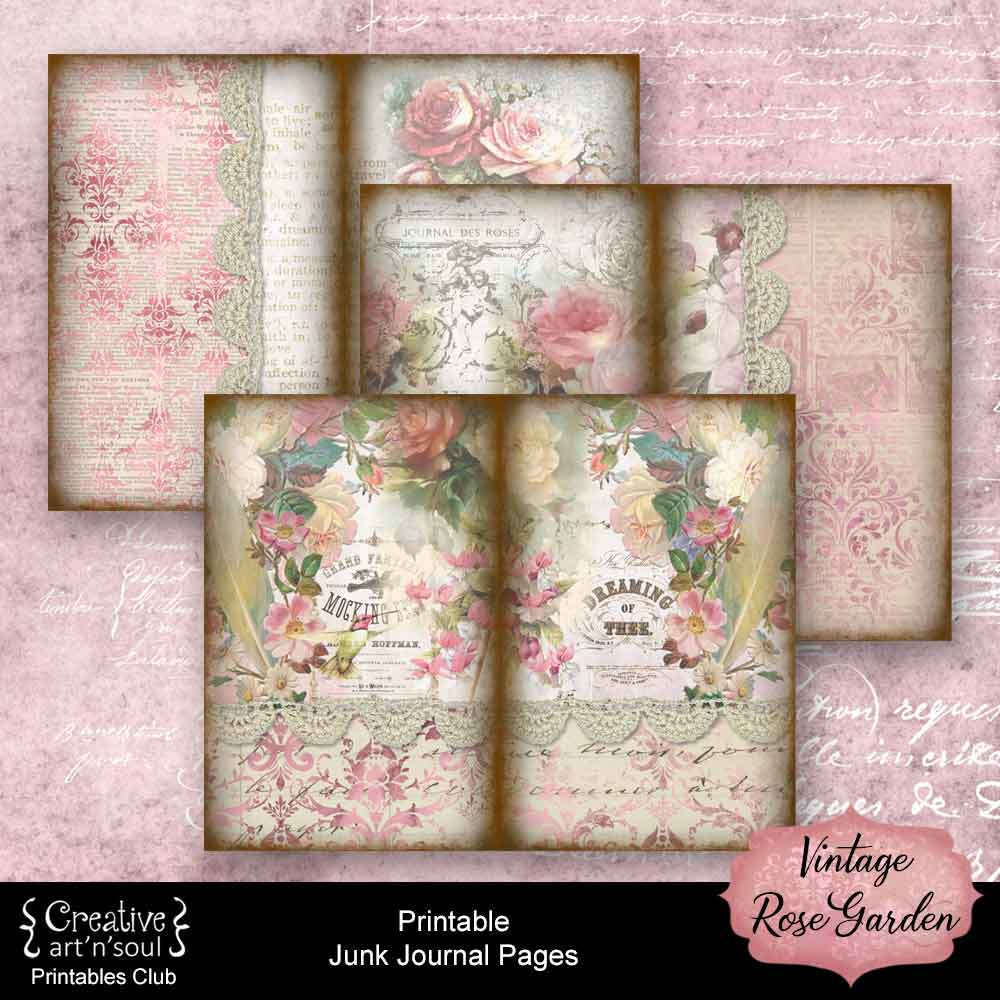 Junk Journal Printables Club