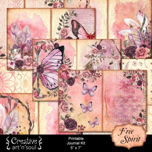 Free Spirit Printable Junk Journal