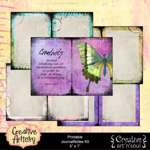 Creative Artistry Printable Journal