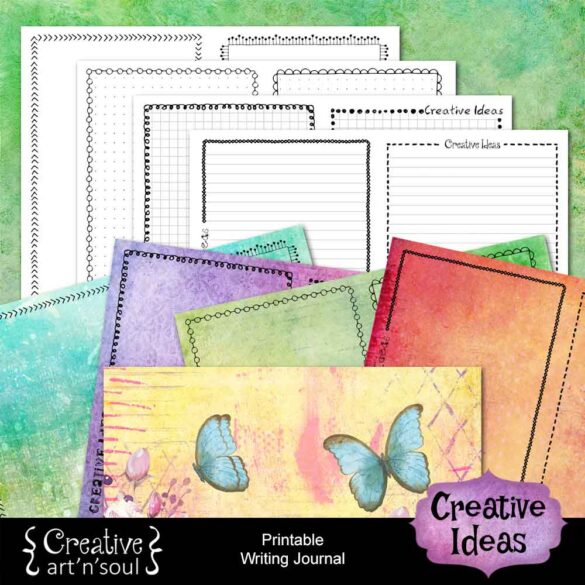 Creative Ideas Printable Writing Journal