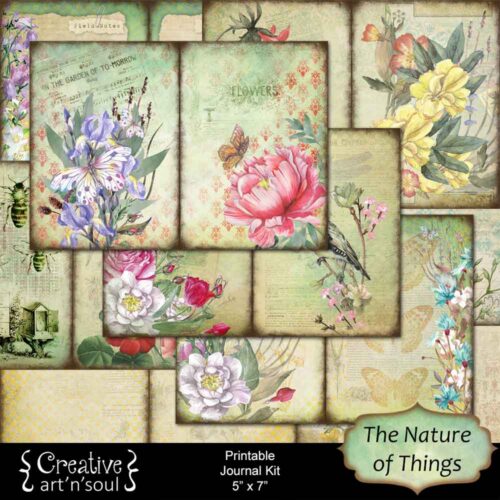 The Nature of Things Printable Junk Journal