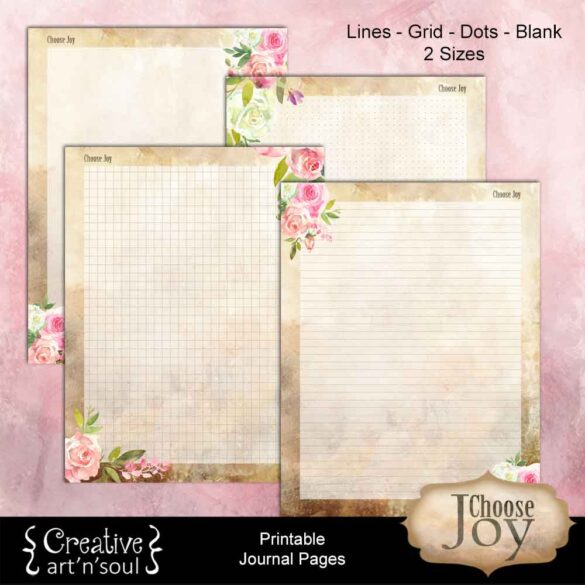 Printable Writing Paper - Creative ArtnSoul