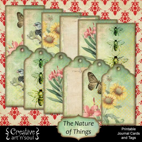 Printable Journal Cards and Tags