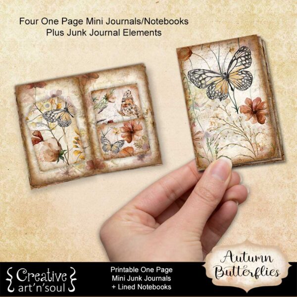 One Page Printable Mini Journal