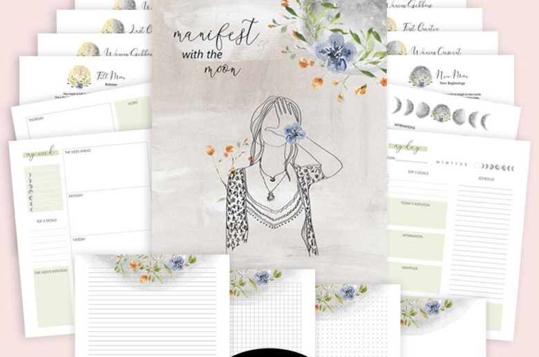 Guided Moon Journal and Planner