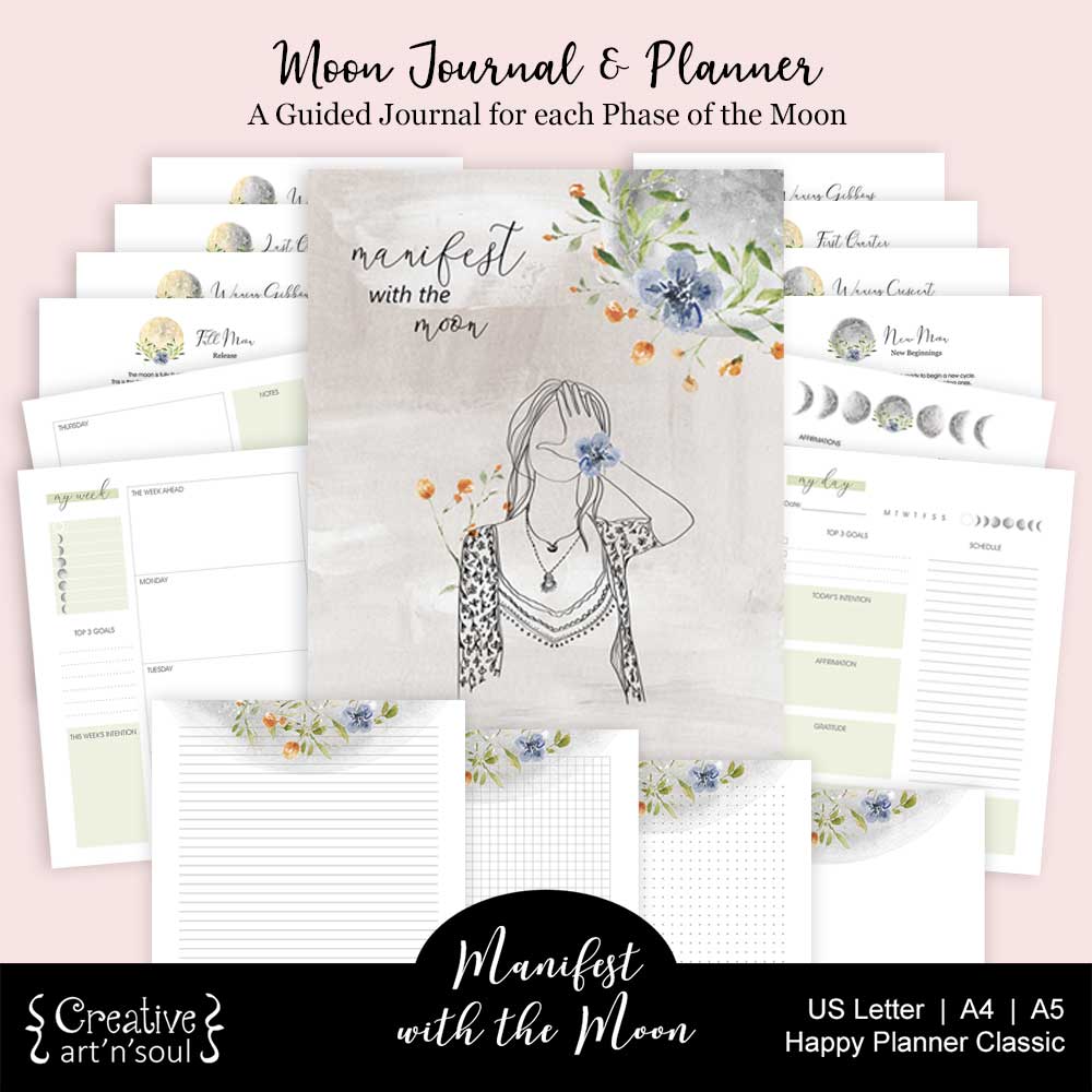 Printable Moon Journal