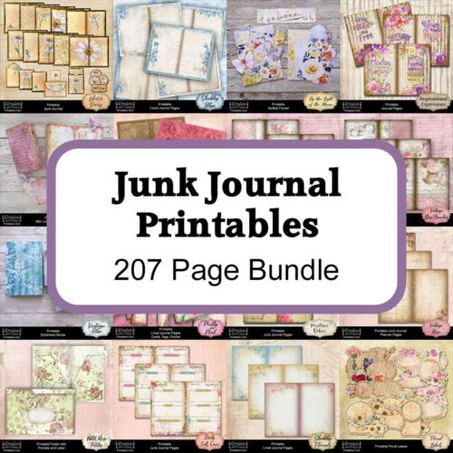 Junk Journal Printables Page Bundle