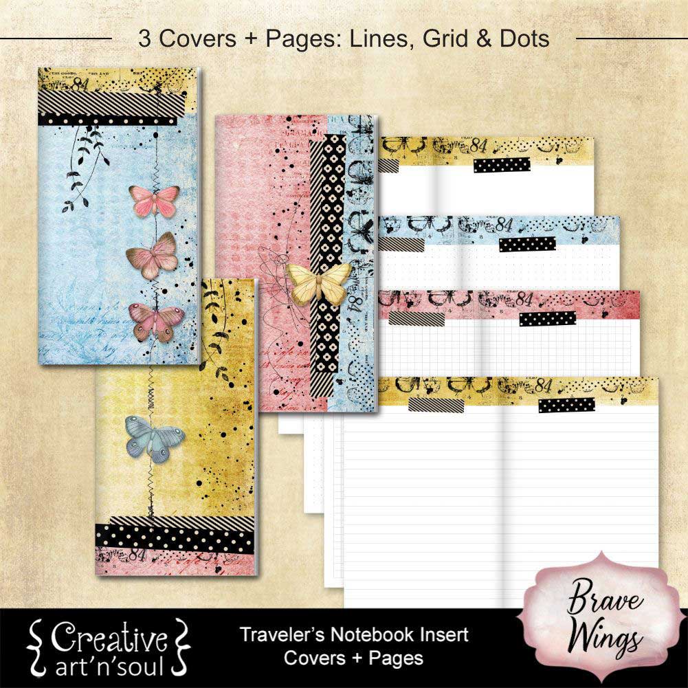 Traveler's Notebook Junk Journal with Fabric Fuse and Deco Foil - Therm O  Web