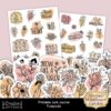 Printable Junk Journal Stickers
