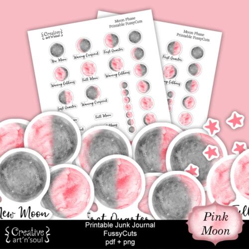 Printable Junk Journal Stickers