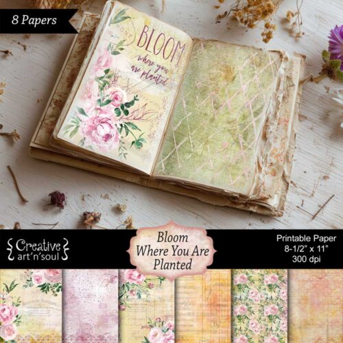 Bloom Printable Papers