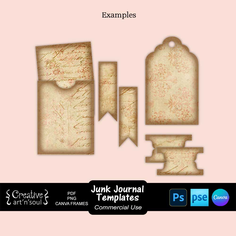 Printable Junk Journal Template Printable Junk Journal Template