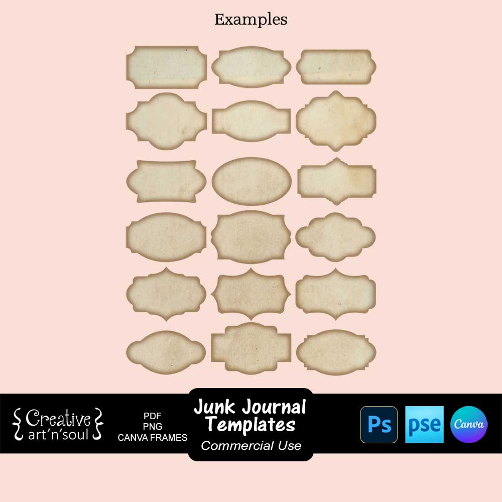 Printable Junk Journal Template Printable Junk Journal Template