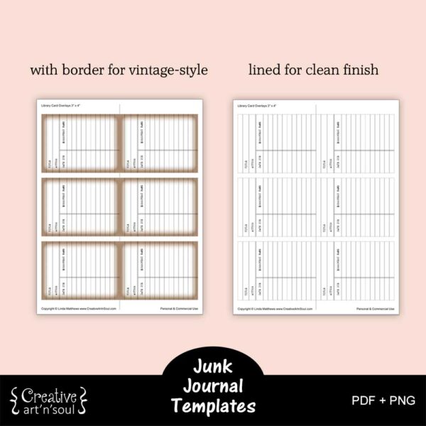 Printable Junk Journal Template