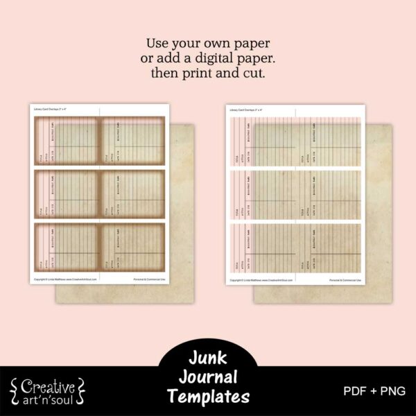 Printable Junk Journal Template