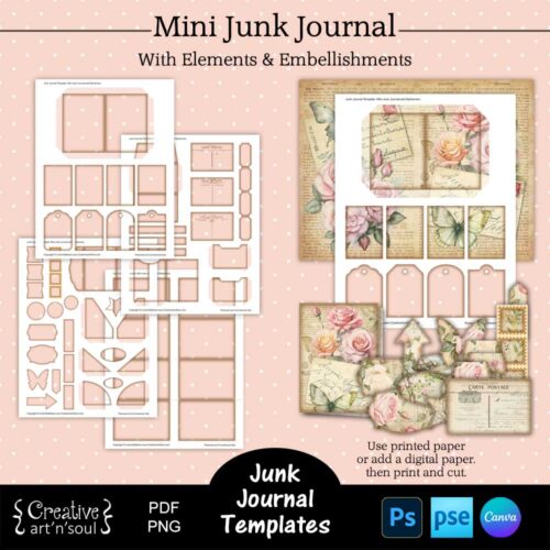 Printable Junk Journal Template