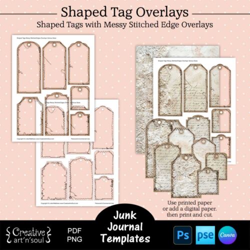Printable Junk Journal Tag Templates