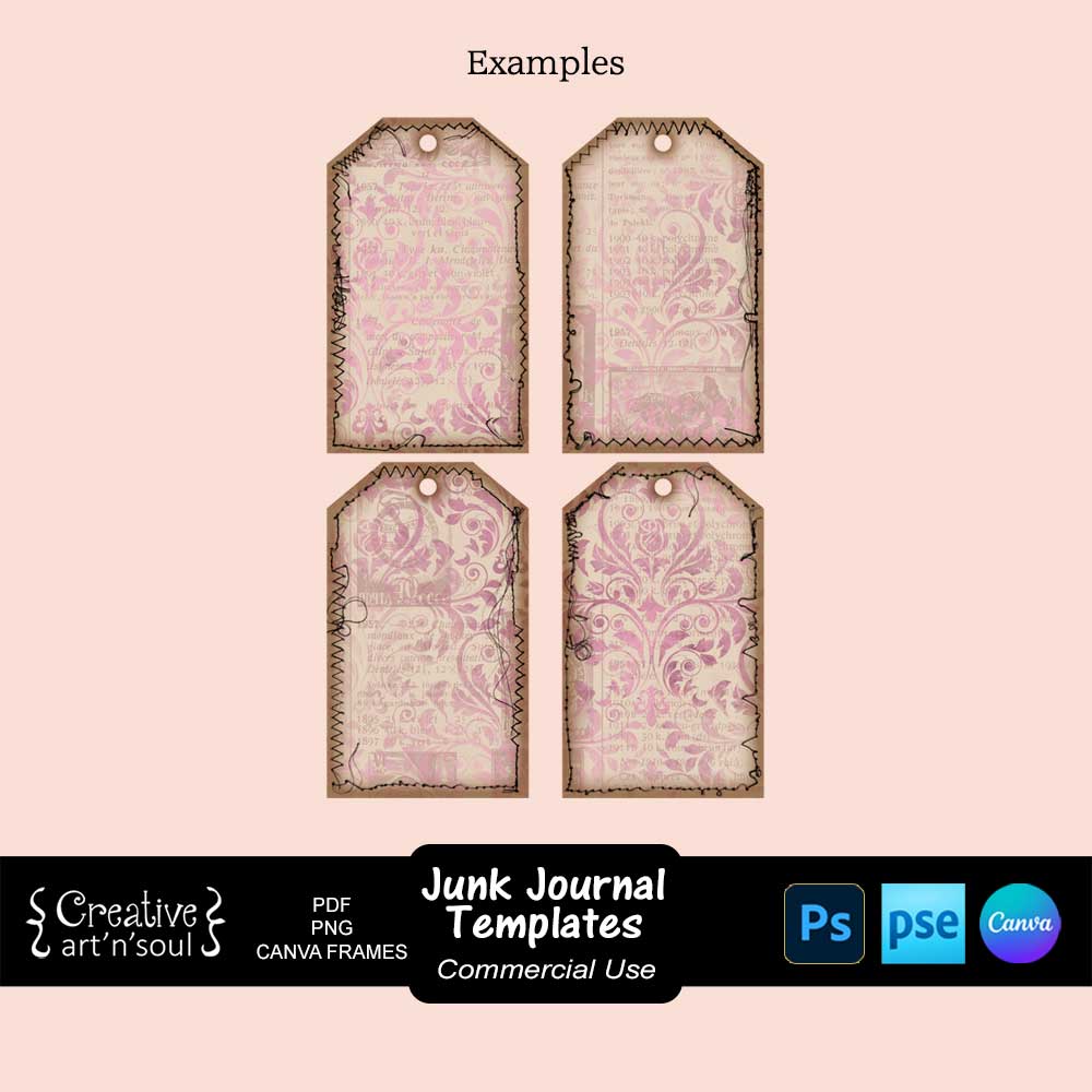 Printable Junk Journal Templates Printable Junk Journal Templates