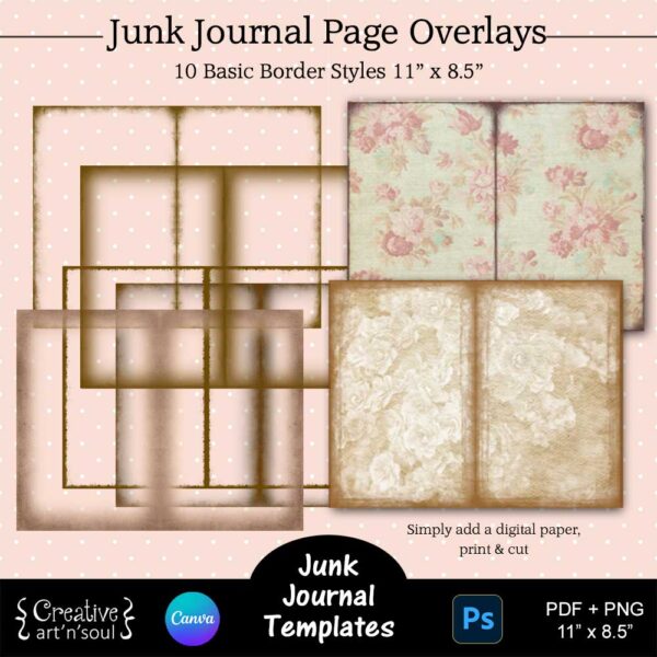 Printable Junk Journals Templates