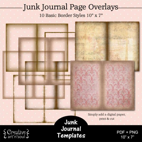 Templates for Printable Junk Journals