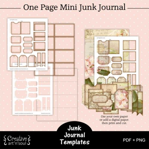 Printable Junk Journals Templates