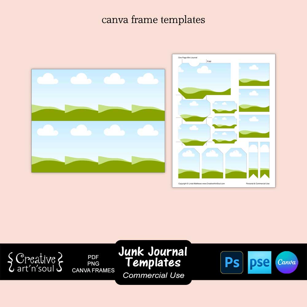 Printable Junk Journal Template Printable Junk Journal Template