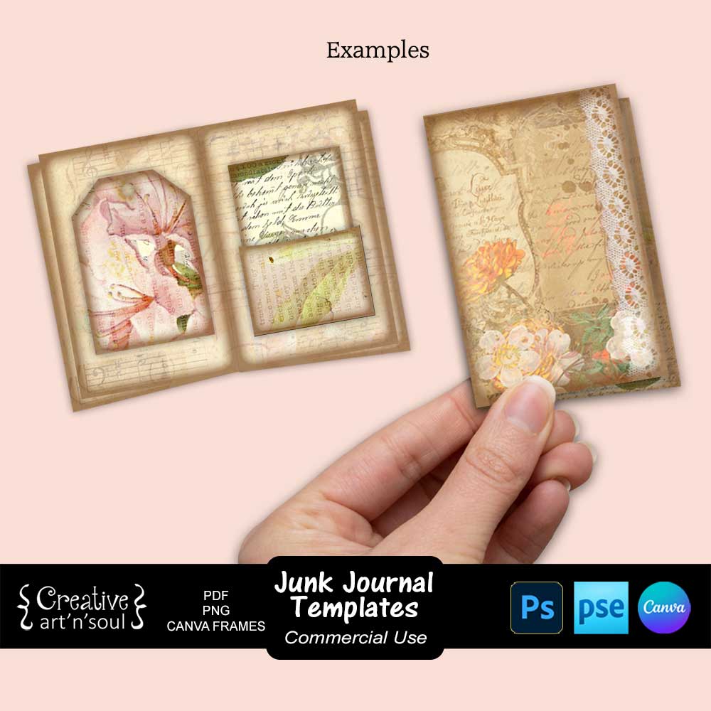 Printable Junk Journal Template Printable Junk Journal Template