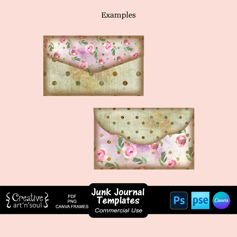 Junk Journal Envelope Template Junk Journal Envelope Template