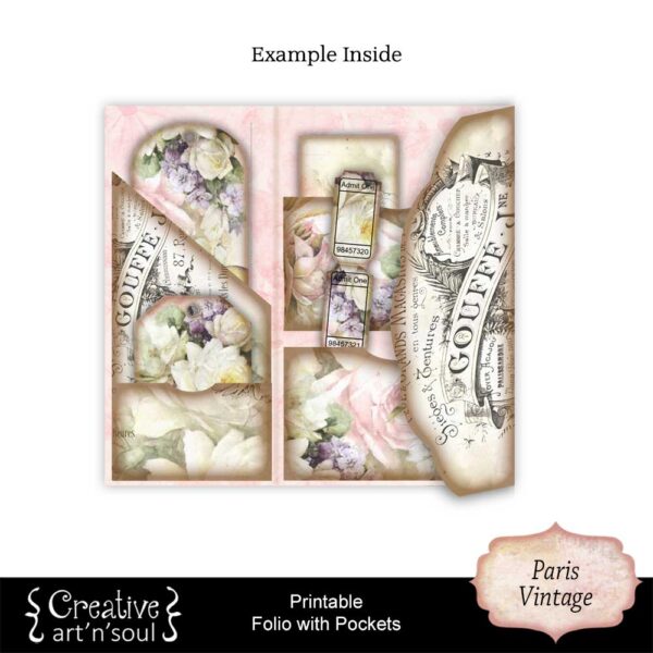 Printable Folio with Pockets