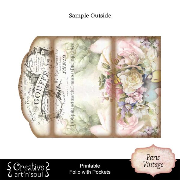 Printable Folio with Pockets
