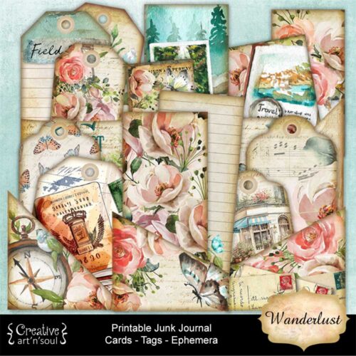 Printable Junk Journal Elements & Ephemera