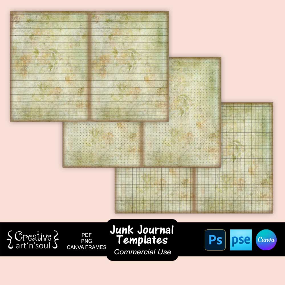 Junk Journal Page Templates Lines Dots Grd Junk Journal Page Templates Lines Dots Grd
