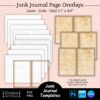 Junk Journal Page Templates Lines Dots Grd