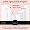 Junk Journal Spine and Signature Hole Templates