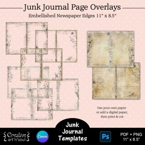 Printable Junk Journal Template