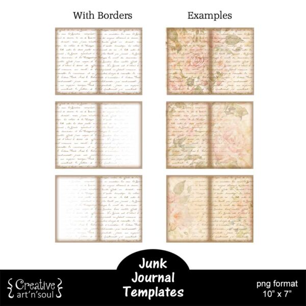 Printable Junk Journal Template