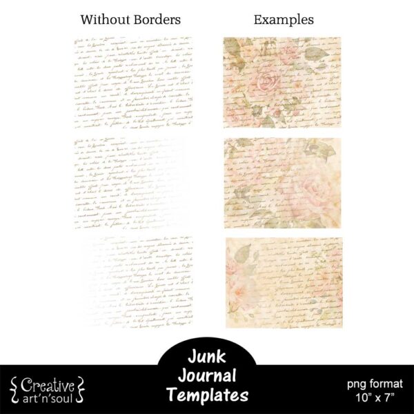 Printable Junk Journal Template