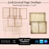 Printable Junk Journal Page Templates